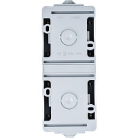 Розетка ЭРА 11260803 2x2PE вертикальная IP65, шторки, 16A 250В, ОУ, серый 5/5 Б0036003
