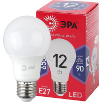 Светодиодная лампа ЭРА LED A6012W865E27 R, груша, 12Вт, холодный, E27 Б0045325