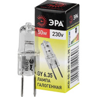 Галогенная лампа ЭРА GY6.35 JCD 50W 230V капсула, 50Вт, нейтральный, GY6.35 C0027374