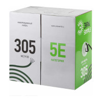 Кабель витая пара ЭРА F/UTP 4x2x24AWG Cat5e CCA PE OUTDOOR 305м SIMPLE Б0044441