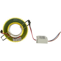 Встраиваемый декоративный светильник Fametto серия Luciole DLS-L143, GU5,3, GLASSY GOLD UL-00003884