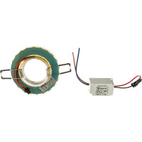 Встраиваемый декоративный светильник Fametto серия Luciole DLS-L151, GU5,3, GLASSY TEA UL-00003910