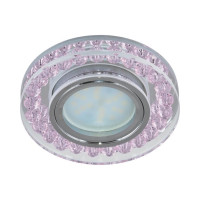 Светильник Fametto DLS-P102 GU5 3 CHROME PINK, декоративный, встраиваемый 9986