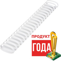 Пластиковые пружины для переплета BRAUBERG 50 шт., 51 мм, белые 530935