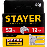 Скобы тонкие (1000 шт; 12 мм; тип 53) для степлера Stayer 3159-12_z02