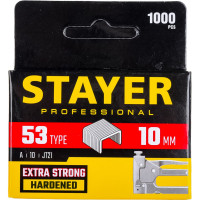 Скобы тонкие (1000 шт; 10 мм; тип 53) для степлера Stayer 3159-10_z02