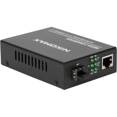 Конвертер NIKOMAX UTP-SFP, 10/100/1000Мбит/с в 1000Мбит/с, rev2 GL-MC-UTPG-SFPG-F.r2