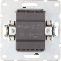 1-клавишный выключатель LK Studio c индикатором, схема 1L, 16 A, 250 B, бежевый 860201-1