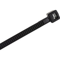 Кабельные хомуты Экопласт 2,5 х 200 мм, цвет черный, 100 шт 45200BL