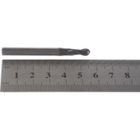 Фреза сферическая Super Line (5 мм; Z=2; DIN6527L; твердый сплав; тип N; FIRE) Guhring 5585 5,000