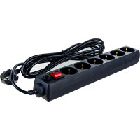 Сетевой фильтр PERFEO POWER+ 3,0м 6 розеток черный 30 012 503