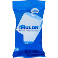 Влажная гипоаллергенная антибактериальная туалетная бумага АВАНГАРД MON RULON 18х18 см, 20 шт. MR-48123