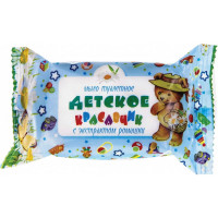 Туалетное мыло твердое "Детское" с экстрактом ромашки 100 г шт