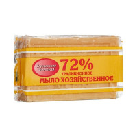 Хозяйственное твердое мыло 72%, 1 шт 200гр МЕРИДИАН