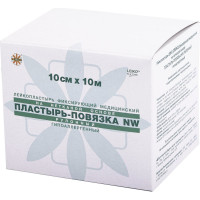 Пластырь-повязка рулонная LEIKO 10х1000 см на нетканой основе липкий бинт 132825 630270