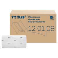 Однослойные полотенца Tellus Universal 120108 сложение ZZ Н3 (20 пачек в уп.) 21133 124556