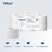 Туалетная бумага TORK (Tellus) Universal 7 в мини рулонах Т2 (12 рул. в уп.) 120197 11343 124545