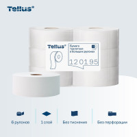 Туалетная бумага TORK (Tellus) Universal большой диаметр рулона, 525 м, 6 штук 124548 10161 120195