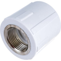 Комбинированная муфта Политэк внутренняя резьба ПП 32х3/4 9100003234