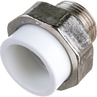 Разъемная муфта с наружной резьбой Политэк ПП 32х1 9800003201