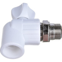 Шаровой кран Политэк для радиатора угловой ПП 25х3/4 9999022534