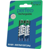 Аккумулятор PERFEO AA2500mAh 2 шт блистер 30 007 010