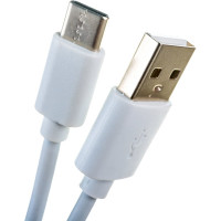 Кабель PERFEO USB2.0 A вилка - USB Type-C вилка белый длина 1 м. бокс U4704 30 013 255