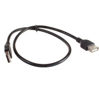 Кабель PERFEO USB2.0 A вилка - А розетка длина 0.5 м. U4501 30 003 919