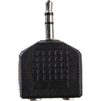 Переходник PERFEO Jack 3.5 мм вилка - 2xJack 3.5 мм розетка стерео-аудио A7008 30 005 010
