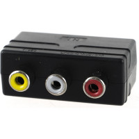 Переходник PERFEO SCART 21 pin вилка IN - 3xRCA розетка видео и стерео-аудио A7007 30 005 007