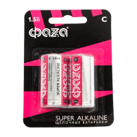 Батарейка ФАZА Элемент питания алкалиновый C/LR14 1.5В Super Alkaline BL-2 (уп.2шт) 2858504
