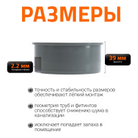 Заглушка Ostendorf 90 мм 114620