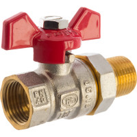 Шаровой кран Terma RED 1/2 с американка 26148
