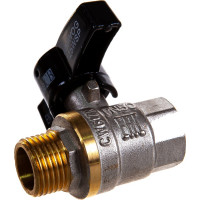 Шаровой кран Terma CB 1/2 в/н бабочка 25674