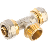 Тройник Terma 16x1/2x16 ц/ш/ц 35607