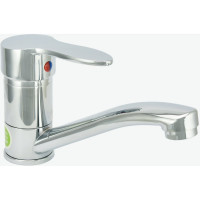 Смеситель для умывальника Juguni с гибкой подводкой, JGN0410/В литой поворотный излив 0402.603