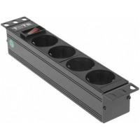 Блок розеток TWT 10 4 шт., 10A 250V, без шнура питания PDU10-10A4P