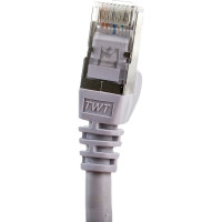 Патч-корд TWT RJ45-RJ45, 4 пары, FTP, категория 6, 3 м, серый, 45-45-3.0/S6-GY