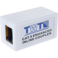 Соединитель 2-х портов RJ-45, неэкранированный, категории 5е TWT CP45UTP5E