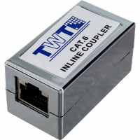 Соединитель 2-х портов RJ-45, экранированный, категории 6 TWT CP45STP6