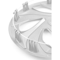 Колпаки на колёса AUTOPROFI комплект из 4 шт, размер 14, 350мм WC-2025 SILVER 14