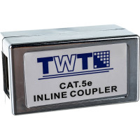 Соединитель 2-х портов TWT RJ-45, экранированный, категории 5е CP45STP5E