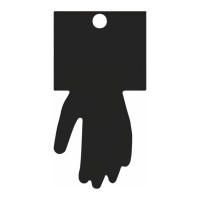 Полиэстеровые перчатки с полиуретановым покрытием Delta Plus VE702PN цвет черный, р.9 VE702PN09