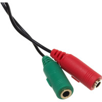 Переходник Defender Headset Jack 2*3.5jack-3.5 4pin jack 0,15м 63012
