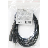 Аудио-кабель Defender JACK02-05 JACK M-JACK F, 1.5 м 87511