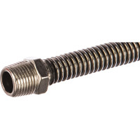 Сильфонная подводка для газа Kensudo 1/2" 80 см, внутренняя/наружная 26712