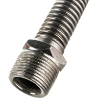 Сильфонная подводка для газа Kensudo 3/4" 100 см, внутренняя/наружная 26691