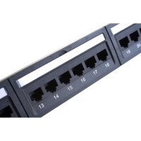 Патч-панель TWT 19, 24 порта RJ-45, категория 5e, UTP, 1U, PP24UTP