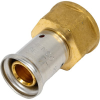 Муфта-пресс HENCO латунь ВР20x3/4, 18P-2005