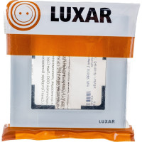 Рамка LUXAR Art на 1 пост белое стекло 4606400620532